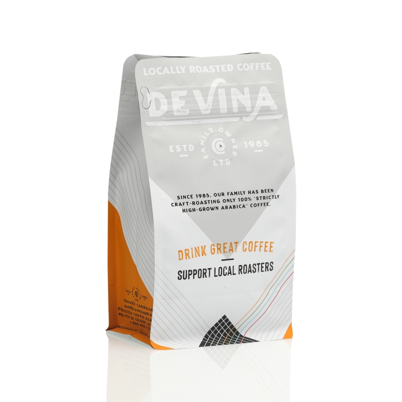 Custom Printed Flat Bottom Coffee Bags 