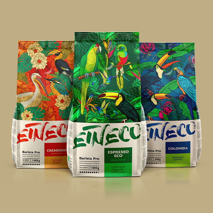 Custom Recyclable Side Gusset Coffee Bags